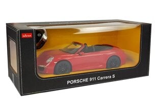 Машина Porsche 911 на дистанционном управлении, 1:14, красная цена и информация | Игрушки для мальчиков | kaup24.ee