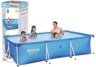 Каркасный садовый бассейн Bestway 300 см x 201 см x 66 см цена и информация | Бассейны | kaup24.ee