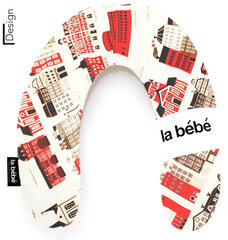 La Bebe™ Rich Maternity Pillow Art.85503 Citycape pakaviņš mazuļa barošana, gulēšanai, pakaviņš grūtniecēm 30x104 cm цена и информация | Детское постельное бельё | kaup24.ee