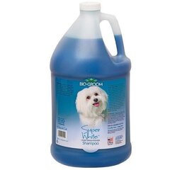 Bio Groom шампунь Super White, 3.8л  цена и информация | Косметические средства для животных | kaup24.ee