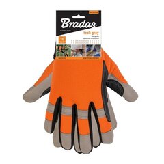 Перчатки рабочие Tech Grey 11, Bradas цена и информация | Рабочие перчатки | kaup24.ee