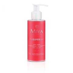 Kergelt õline meigieemaldaja Miya My Super Skin 140 mlniisutage tootega vatitampooni ja puhastage näonahka õrnalt. Korrake, kuni vatitampoon on puhas. Seejärel loputage mustuse täielikuks eemaldamiseks veega. hind ja info | Miya Shinma Kosmeetika, parfüümid | kaup24.ee