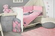 Viieosaline voodipesukomplekt 120x90 40x60 cm, roosa hind ja info | Beebide ja laste voodipesu | kaup24.ee