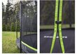 Trampoliin võrguga Lean Sport Pro, 487 cm, must-roheline hind ja info | Batuudid ja batuudi varuosad | kaup24.ee
