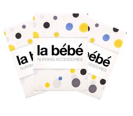 La Bebe™ Set 75x75(3) Art.111514 Color dots Kokvilnas Autiņu komplekts 75x75 cm (3gab) hind ja info | Mähkmed | kaup24.ee