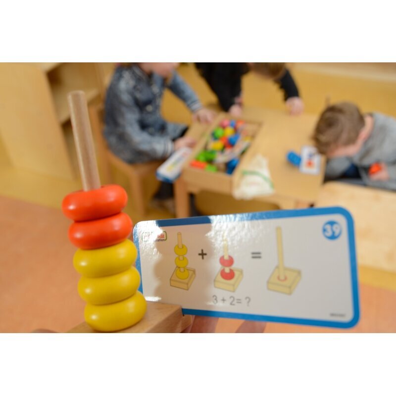 Suured puidust mängukaardid karbis цена и информация | Imikute mänguasjad | kaup24.ee