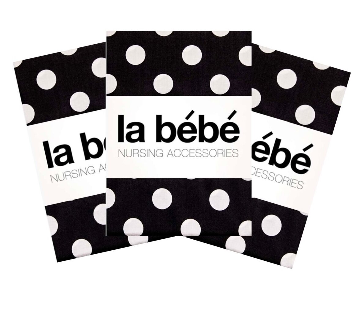 La Bebe™ Set 75x75(3) Art.111734 Dots Kokvilnas/Satīna Autiņu komplekts 75x75 cm (3 gab.) hind ja info | Mähkmed | kaup24.ee