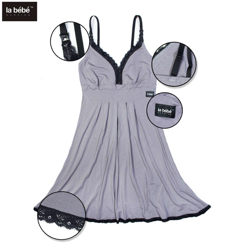 La Bebe™ Nursing Mia Stone Art.119275 Nursing Night dress Öösärk rasedatele, imetavatele naistele цена и информация | Öösärgid, pidžaamad | kaup24.ee