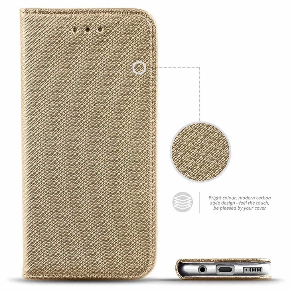 Fusion magnet case raamatukott Xiaomi Redmi 10A 4G kuld hind ja info | Telefoni kaaned, ümbrised | kaup24.ee