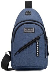 Мужской маленький рюкзак, сумка T109, синий цена и информация | Мужские сумки | kaup24.ee
