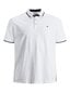 Jack & Jones meeste polosärk 12143859*02, valge 5715102757299 hind ja info | Meeste T-särgid | kaup24.ee