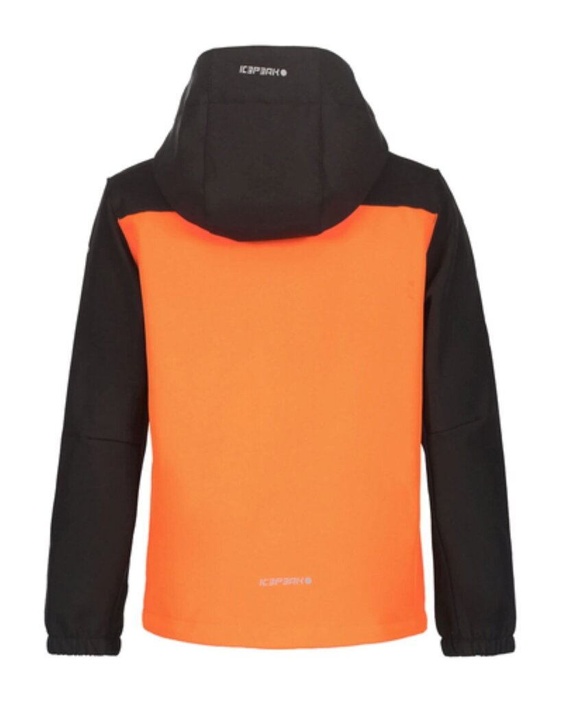 ICEPEAK LASTE SOFTSHELL-JOPE Konan 51897-2*455, oranž/must 6438522639134 hind ja info | Poiste joped | kaup24.ee