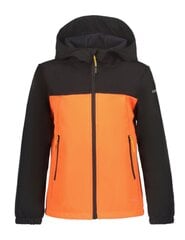 ICEPEAK LASTE SOFTSHELL-JOPE Konan 51897-2*455, oranž/must 6438522639134 цена и информация | Куртки для мальчиков | kaup24.ee