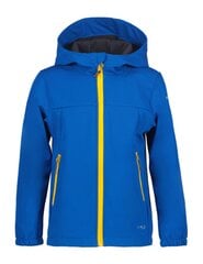 ICEPEAK LASTE SOFTSHELL-JOPE Konan 51897-2*380, sinine 6438522639417 hind ja info | Poiste kampsunid, vestid ja jakid | kaup24.ee