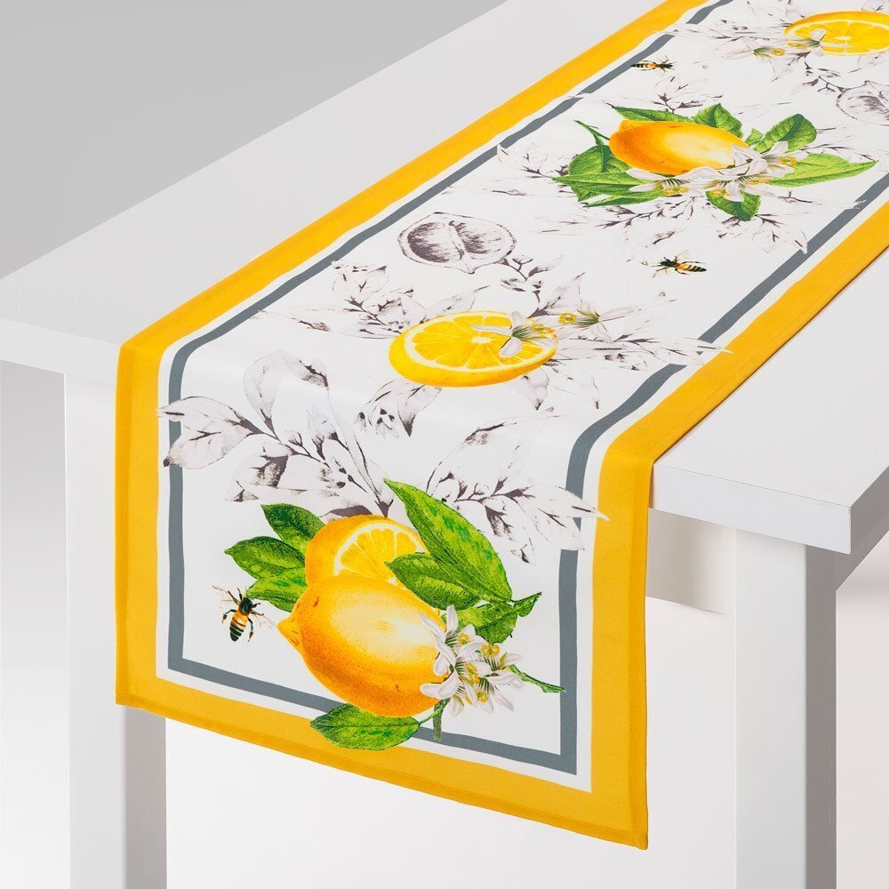 Ambition laudlina Lemon, 150x40 cm hind ja info | Laudlinad, lauamatid, servjetid | kaup24.ee