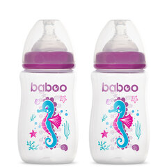 Lutipudelid Baboo 250 ml, Sea Life, 2 tk. цена и информация | Бутылочки и аксессуары | kaup24.ee