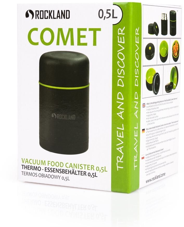 Lõunatermos Rockland Comet, 0,5l, must hind ja info | Termosed, termostassid | kaup24.ee