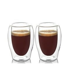 Набор стаканов для эспрессо Duka Lise, 2 штуки цена и информация | Стаканы, фужеры, кувшины | kaup24.ee