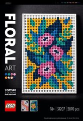 31207 LEGO® Art Lillekunst hind ja info | Klotsid ja konstruktorid | kaup24.ee