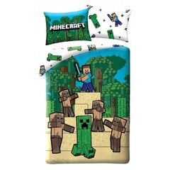 Laste voodipesukomplekt Minecraft, 140x200, 2-osaline цена и информация | Детское постельное бельё | kaup24.ee