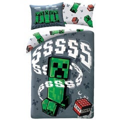 Laste voodipesukomplekt Minecraft, 140x200, 2-osaline hind ja info | Beebide ja laste voodipesu | kaup24.ee