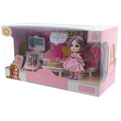 Игрушечная гостиная и кукла Milya цена и информация | Игрушки для девочек | kaup24.ee