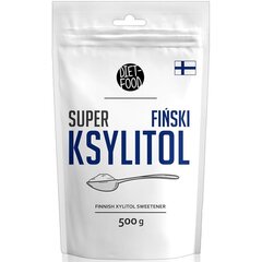 Ksülitool Diet Food Super Finnish Ksylitol (500 g) цена и информация | Кулинарные добавки | kaup24.ee