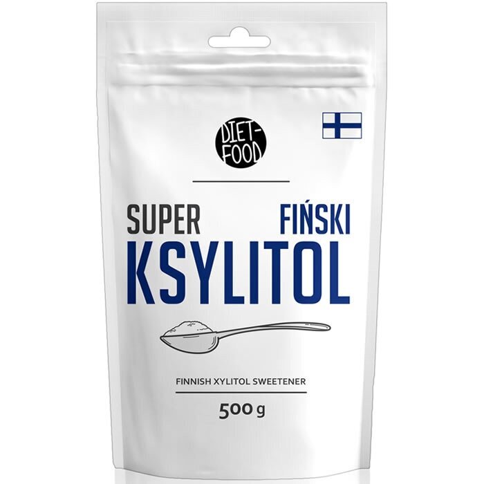Ksülitool Diet Food Super Finnish Ksylitol (500 g) цена и информация | Lisandid toiduvalmistamiseks | kaup24.ee
