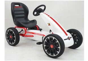 Миниатюрный картинг Gokart Abarth, белый цена и информация | Игрушки для мальчиков | kaup24.ee