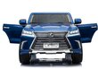 Lexus DK-LX570 elektriline kahekohaline auto lastele, sinine hind ja info | Laste elektriautod | kaup24.ee