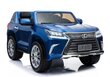 Lexus DK-LX570 elektriline kahekohaline auto lastele, sinine hind ja info | Laste elektriautod | kaup24.ee