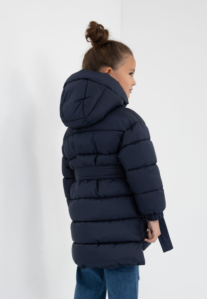 Tüdrukute kevad-sügis mantel taskute ja silmustega tikandiga Gulliver цена и информация | Laste talveriided | kaup24.ee