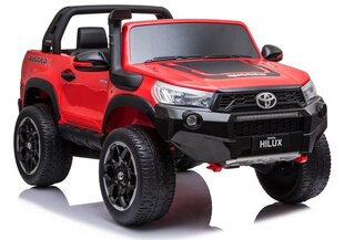 Toyota Hilux elektriline kahekohaline , lakitud punane hind ja info | Laste elektriautod | kaup24.ee