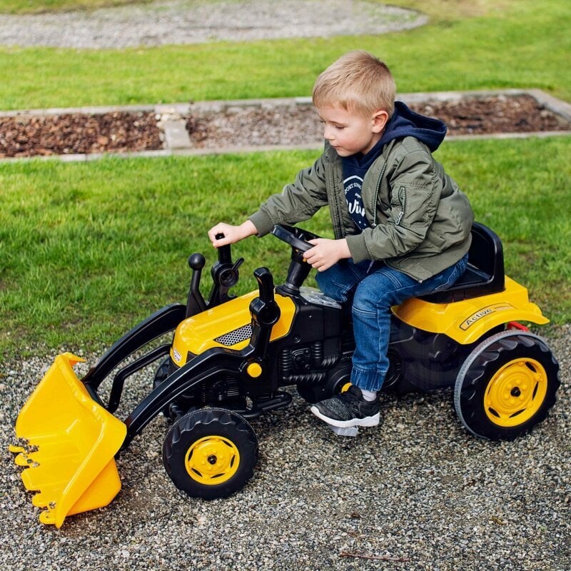 Traktoritraktor Farmer MaxTrac Classic kopp, kollane hind ja info | Poiste mänguasjad | kaup24.ee