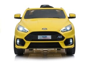 Ford Focus RS, ühekohaline elektriauto lastele, kollane hind ja info | Laste elektriautod | kaup24.ee