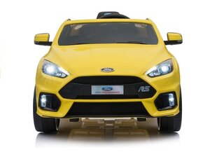 Ford Focus RS, одноместный электромобиль для детей, желтый цена и информация | Электромобили для детей | kaup24.ee