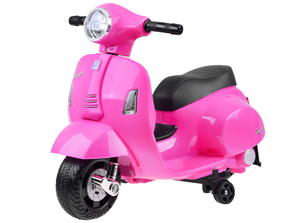 Laste elektrimootorratas - Vespa, roosa hind ja info | Laste elektriautod | kaup24.ee