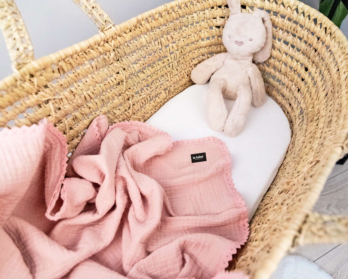 Baby Love Muslin Blanket Art.132866 Pink hind ja info | Beebide ja laste voodipesu | kaup24.ee