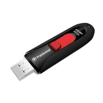 Mälupulk Transcend JetFlash 590. 16GB USB 2.0, must цена и информация | Mälupulgad | kaup24.ee