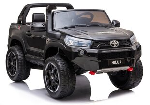 Toyota Hilux elektriline kahekohaline , mustaks lakitud hind ja info | Laste elektriautod | kaup24.ee