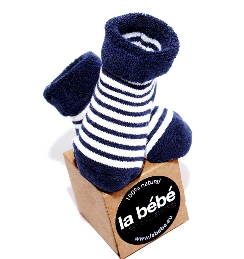 La bebe™ Natural Eco Cotton Baby Socks Art.135036 Rose Dabīgas kokvilnas mazuļu zeķītes/zekes [made in Estonia] hind ja info | Poiste sukkpüksid ja sokid | kaup24.ee