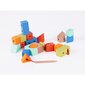 Puidust geomeetrilised kujundid nööriga, 21 tükki hind ja info | Imikute mänguasjad | kaup24.ee
