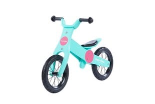 Деревянный балансировочный велосипед - Moovkee, синий цена и информация | Балансировочные велосипеды | kaup24.ee