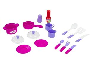 Laste kööginurk koos ahju ja tarvikutega, roosa hind ja info | Tüdrukute mänguasjad | kaup24.ee