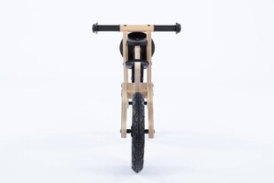 Деревянный сбалансированный мотоцикл - Moovkee, черный цена и информация | Детский трехколесный велосипед - коляска с удобной ручкой управления для родителей Riff F95941 2в1, фиолетовый | kaup24.ee