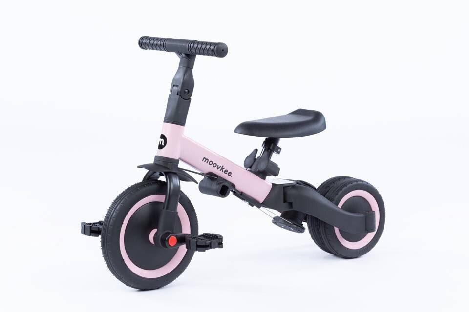 Transformable Tricycle - Moovkee, 6in1, hele roosa hind ja info | Kolmerattalised jalgrattad | kaup24.ee