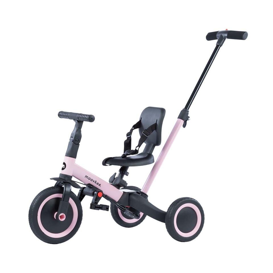 Transformable Tricycle - Moovkee, 6in1, hele roosa цена и информация | Kolmerattalised jalgrattad | kaup24.ee