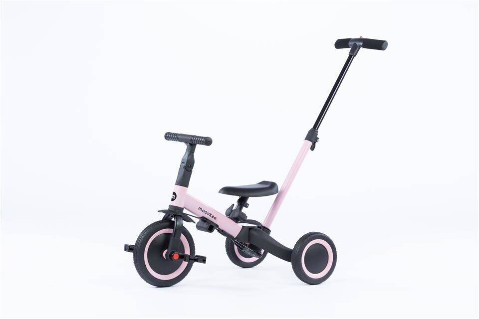 Transformable Tricycle - Moovkee, 6in1, hele roosa hind ja info | Kolmerattalised jalgrattad | kaup24.ee