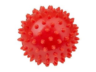 Массажный мяч, красный, 9 см цена и информация | Аксессуары для массажа | kaup24.ee