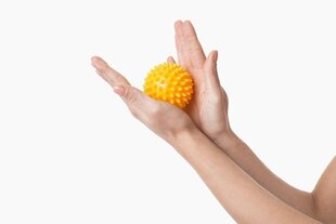 Массажный мяч, красный, 7,6 см цена и информация | Аксессуары для массажа | kaup24.ee